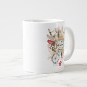 London City Doodle Art Jumbo-Tasse (Vorderseite Rechts)