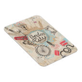 London City Doodle Art Magnet (Rechte Seite)