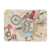 London City Doodle Art Magnet (Horizontal)