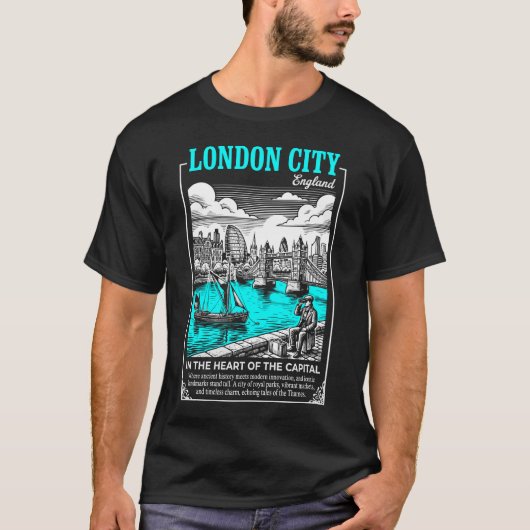 London City England Im Herzen der Hauptstadt T-Shirt (Vorderseite)
