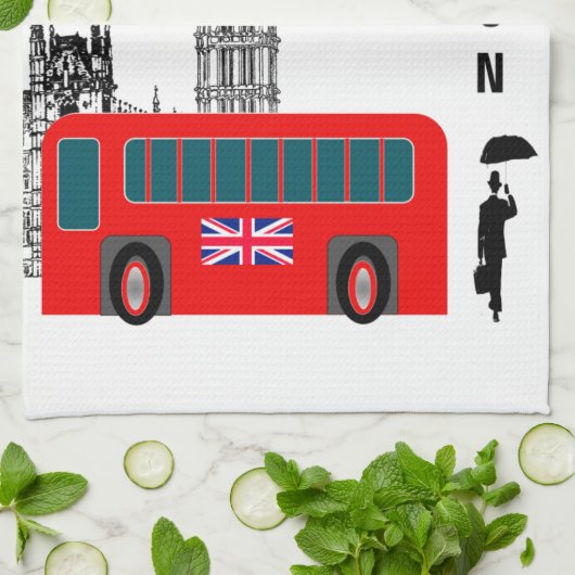 London City Handtuch (Gefaltet)