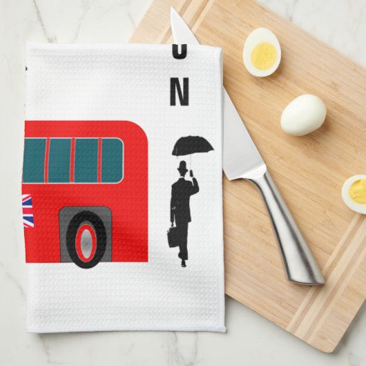 London City Handtuch (Viertel Falte)