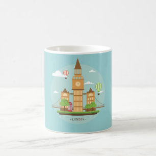 London City Illustration Kaffeetasse