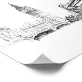 London city illustration poster (Ecke)