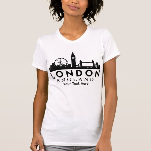 London City Landmark Travel Design T-Shirt (Vorderseite)
