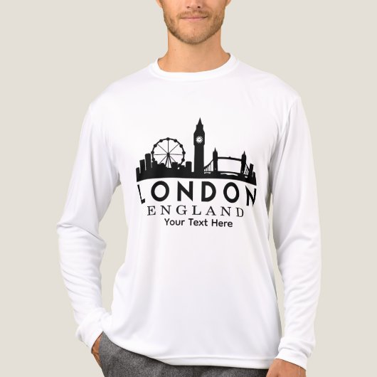 London City Landmark Travel Design Tri-Blend Shirt (Vorderseite)