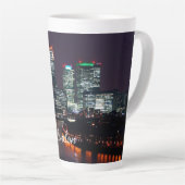 London City Night Skyline UK Travel Milchtasse (Rechte Ecke)