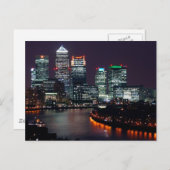London City Night UK Travel Postkarte (Vorne/Hinten)