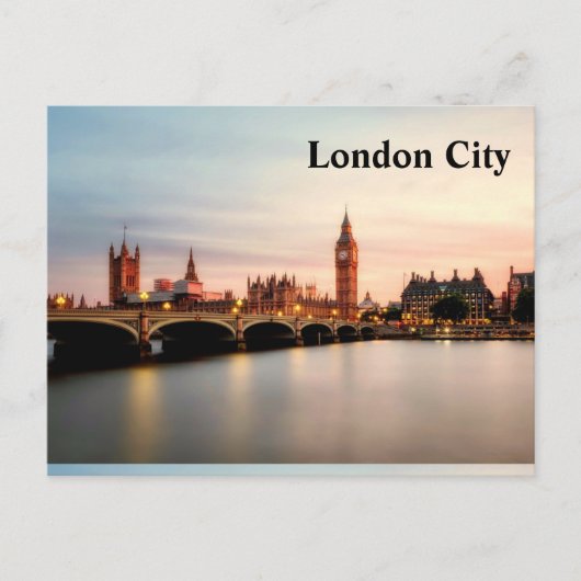 London City Postcard Big Ben Postkarte (Vorderseite)