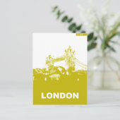 London City Poster Postkarte (Stehend Vorderseite)