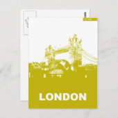 London City Poster Postkarte (Vorne/Hinten)