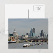 London City Postkarte (Vorne/Hinten)