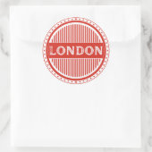 London City Pride Emblem – Canadian Identity Runder Aufkleber (Tasche)