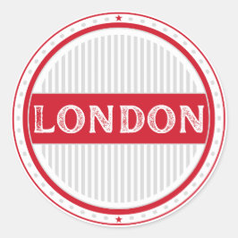 London City Pride Emblem – English Identity Runder Aufkleber