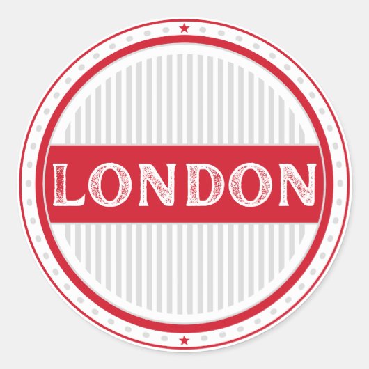 London City Pride Emblem – English Identity Runder Aufkleber (Vorderseite)