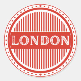 London City Pride Emblem – Kanadische Identität Runder Aufkleber