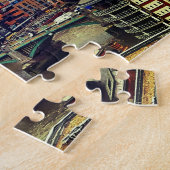 London - City Skyline - Glass & Steel (Großbritann Puzzle (Seite)