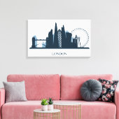 London City Skyline Leinwanddruck (Insitu (Wohnzimmer))