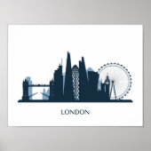 London City Skyline Poster (Vorne)