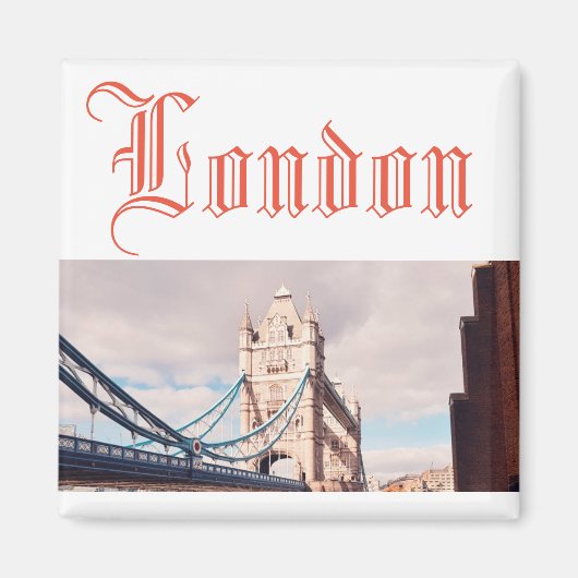 London City Tower Bridge Landscape Magnet (Vorne)