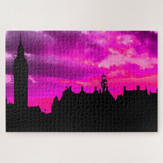 London City Travel Art Fotografie Puzzle (Horizontal)