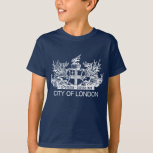 London City, Vintag, Wappen Coat of Arms, England T-Shirt