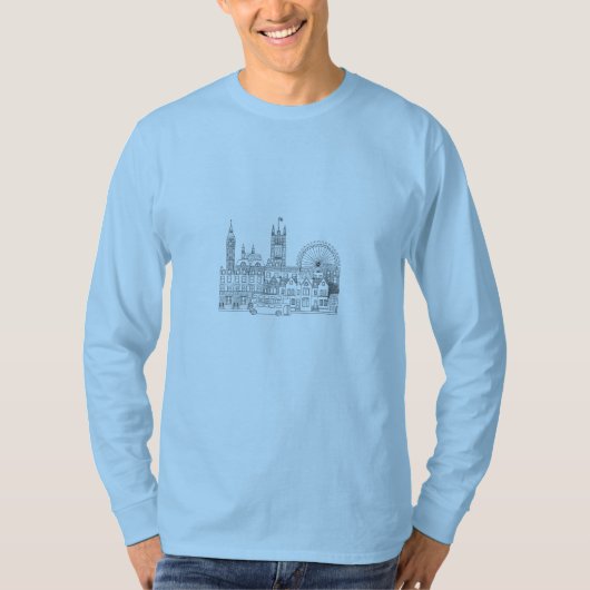 London City Zeichne Hobby T-Shirt (Vorderseite)
