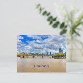 London Cityscape Postkarte (Stehend Vorderseite)