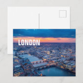 London Cityscape Postkarte (Vorne/Hinten)