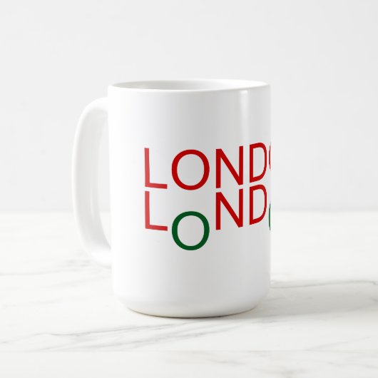 London Coffee Tasse (Vorderseite Links)