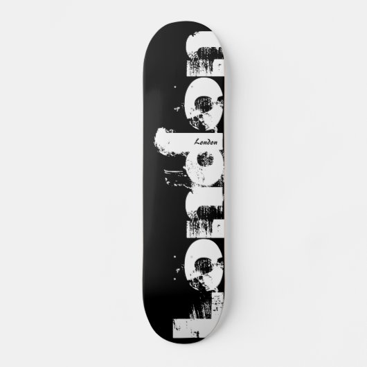 London - Cooler Stadtstil - Skateboard (Vorderseite)