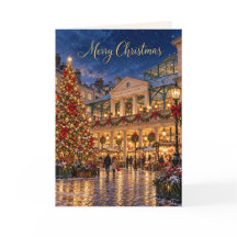 London Covent Garden Frohe Weihnachten Feiertagska