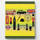 London Custom Plaque - 8x10 mit Easel Fotoplatte (Vorderseite)