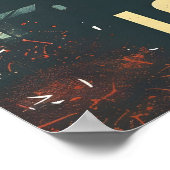 London Dark Vintag Art Poster (Ecke)