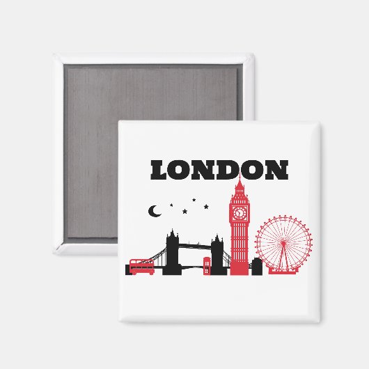 London DESIGN, Magnet (Vorderseite/Rückseite)