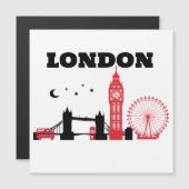 LONDON Design, Magnetkarte (Vorne/Hinten)
