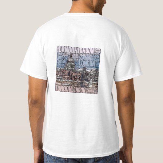 London Design T-Shirt (Rückseite)