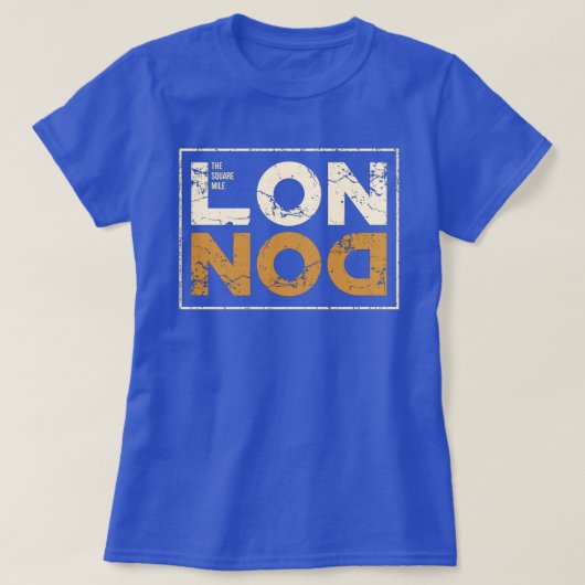 London die Quadratmeile T-Shirt (Design vorne)