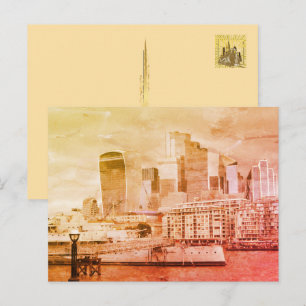 London - Die Stadt Feiertagspostkarte