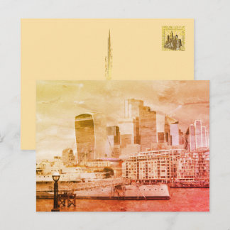 London - Die Stadt Feiertagspostkarte