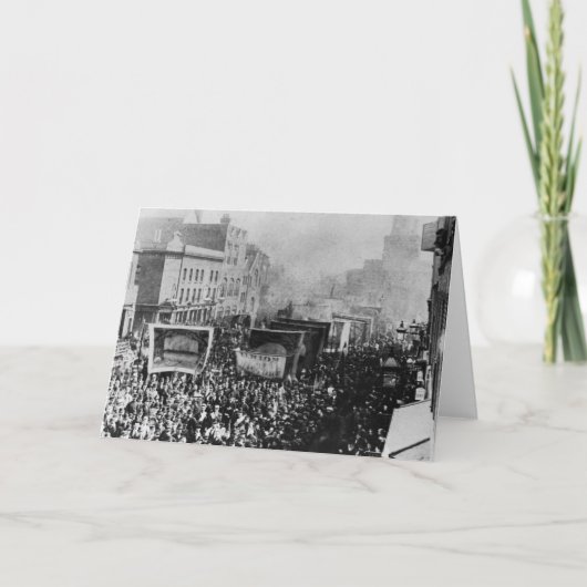 London-Dock-Streik, 1889 Karte (Vorderseite)