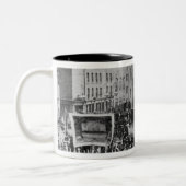 London-Dock-Streik, 1889 Zweifarbige Tasse (Links)