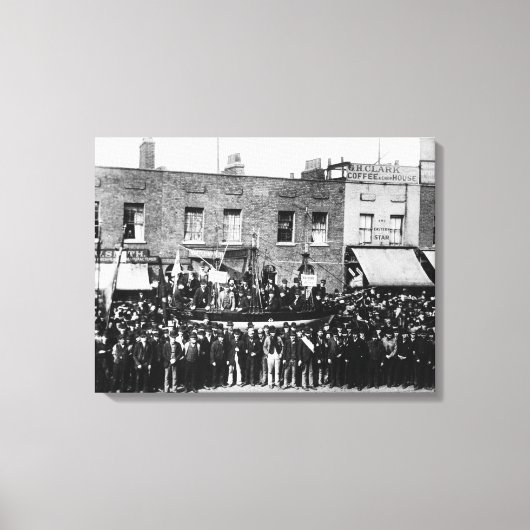 London Dock Strike, 1889 2 Leinwanddruck (Vorderseite)