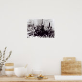 London Dock Strike, 1889 Poster (Küche)