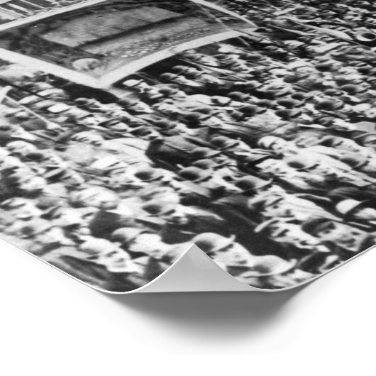 London Dock Strike, 1889 Poster (Ecke)