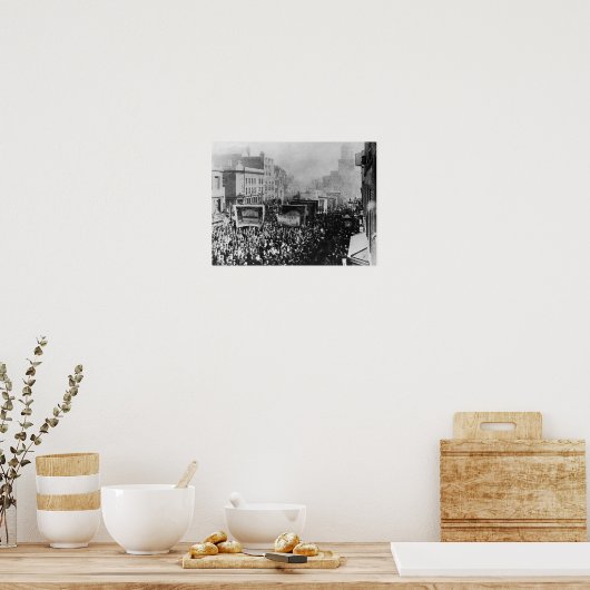 London Dock Strike, 1889 Poster (Küche)