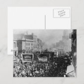 London Dock Strike, 1889 Postkarte (Vorne/Hinten)