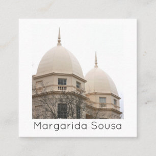 London Domes City England Foto Reisen Quadratische Visitenkarte