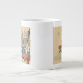 London Doodle Scene Jumbo-Tasse (Vorderseite)