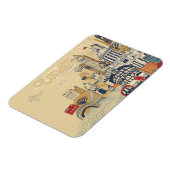 London Doodle Scene Magnet (Linke Seite)